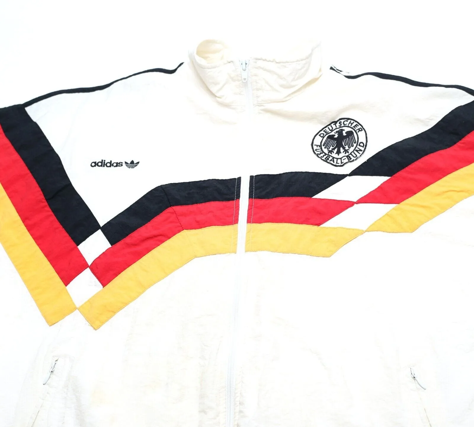 1988/90 WEST GERMANY Vintage adidas Football Track Top Jacket (L) Italia 90