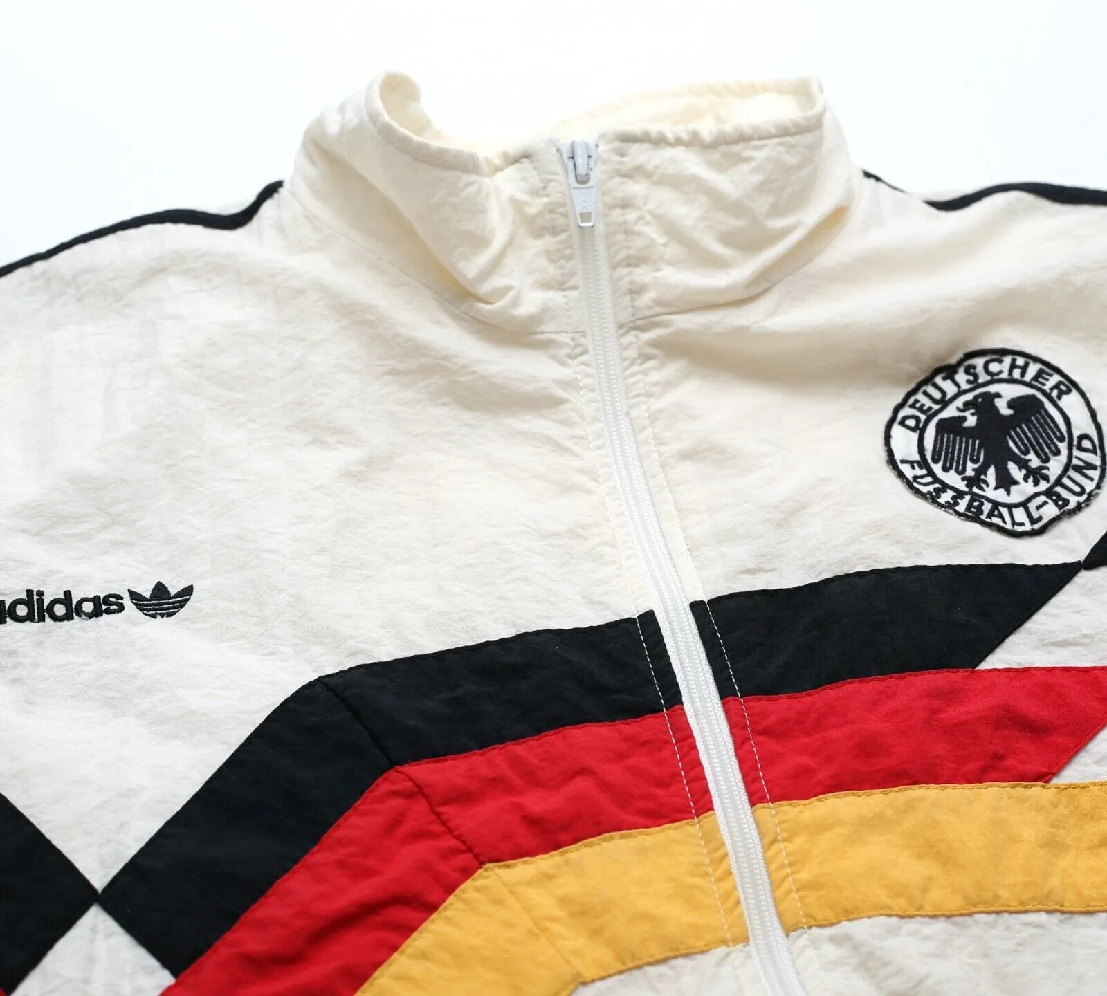 1988/90 WEST GERMANY Vintage adidas Football Track Top Jacket (L) Italia 90