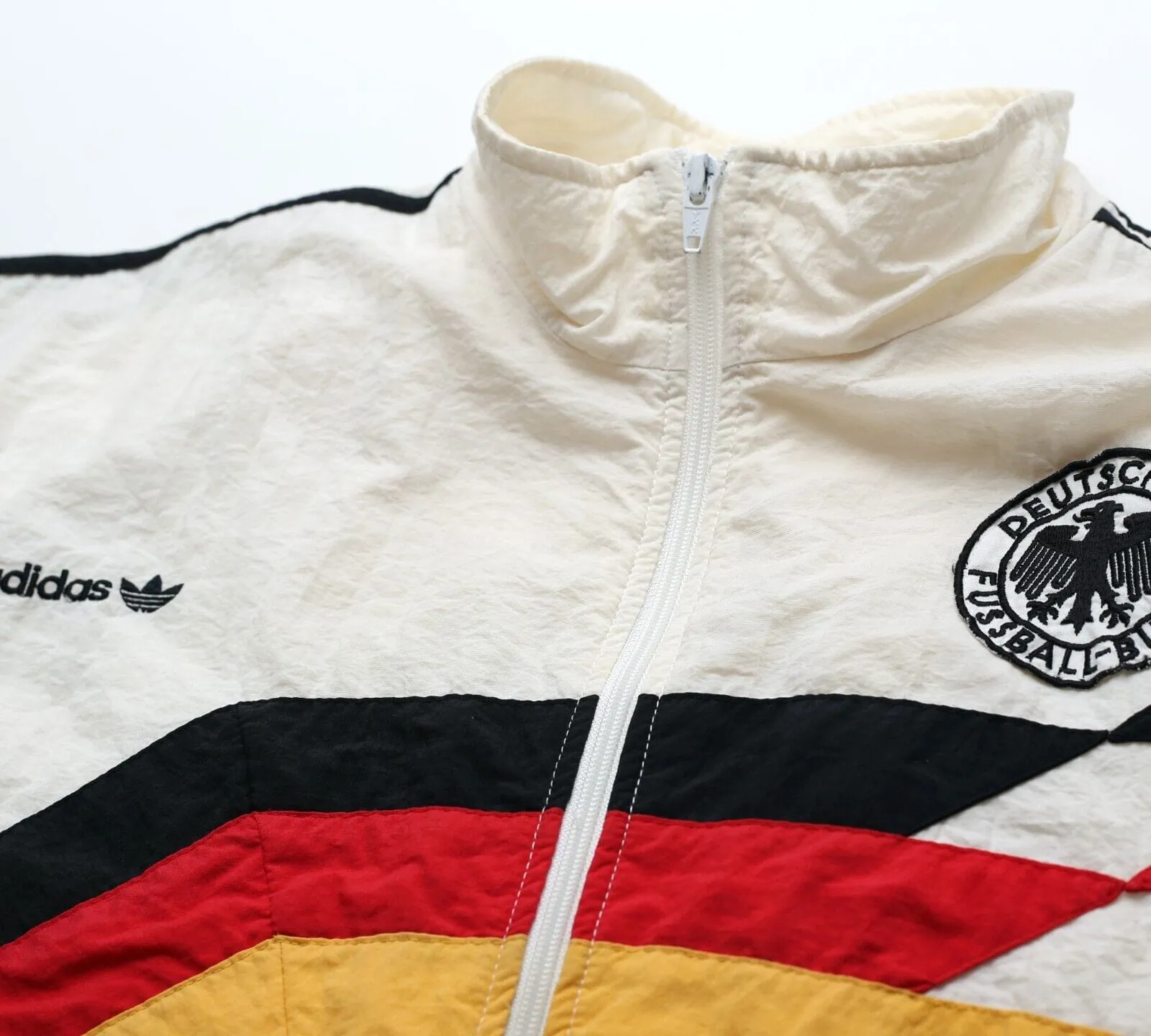 1988/90 WEST GERMANY Vintage adidas Football Track Top Jacket (L) Italia 90