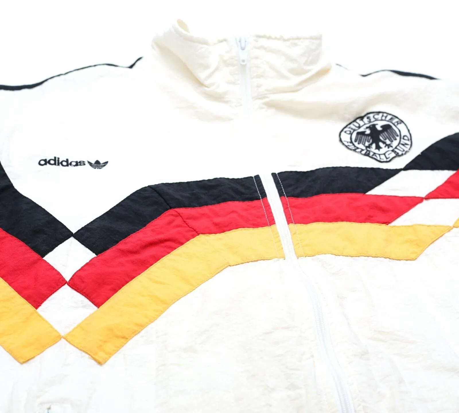 1988/90 WEST GERMANY Vintage adidas Football Track Top Jacket (L) Italia 90