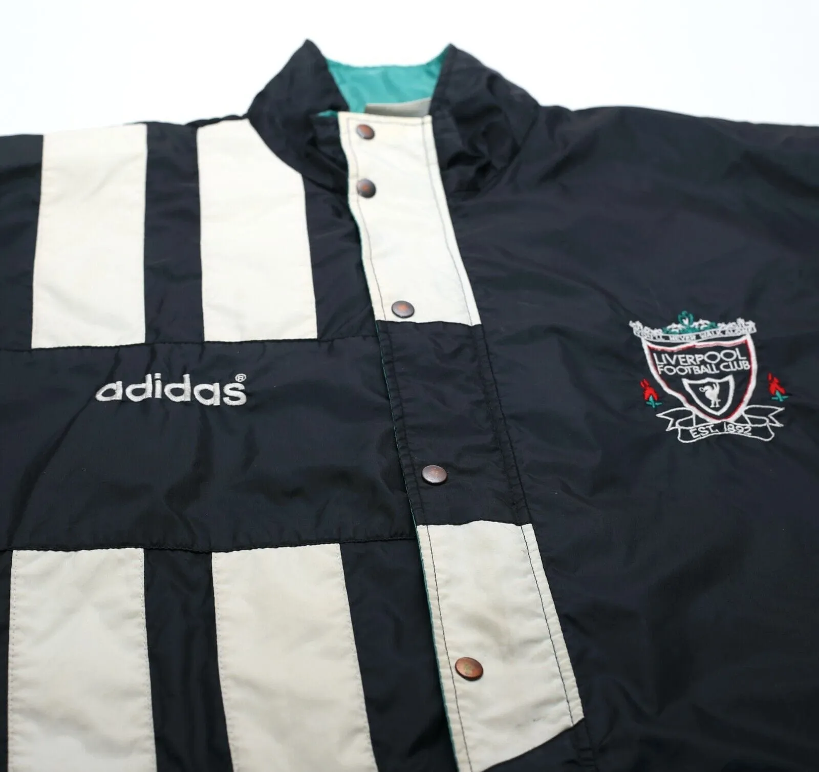 1993/95 Liverpool adidas Football Rain Coat Jacket (M) 38/40