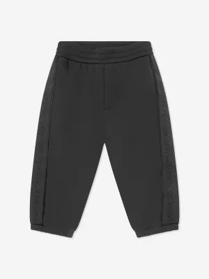 Emporio Armani Baby Boys Logo Tape Joggers in Navy
