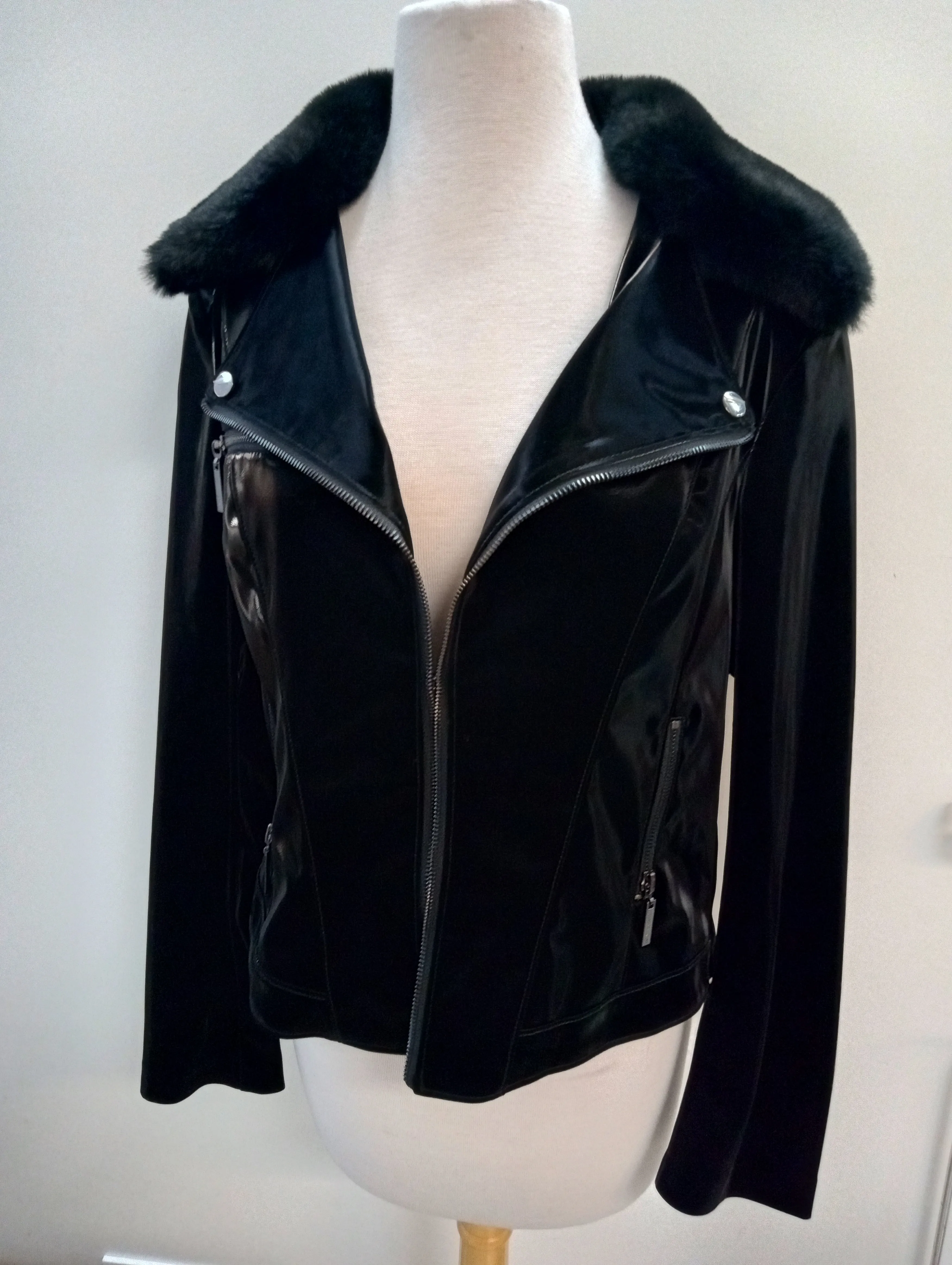 Final Sale Joseph Ribkoff leather Jacket 233928