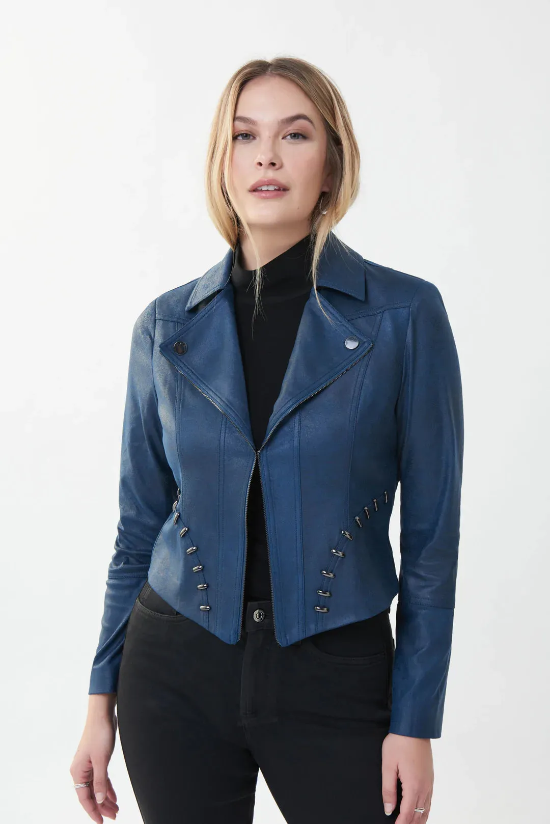 JOSEPH RIBKOFF 223914 Moto Jacket