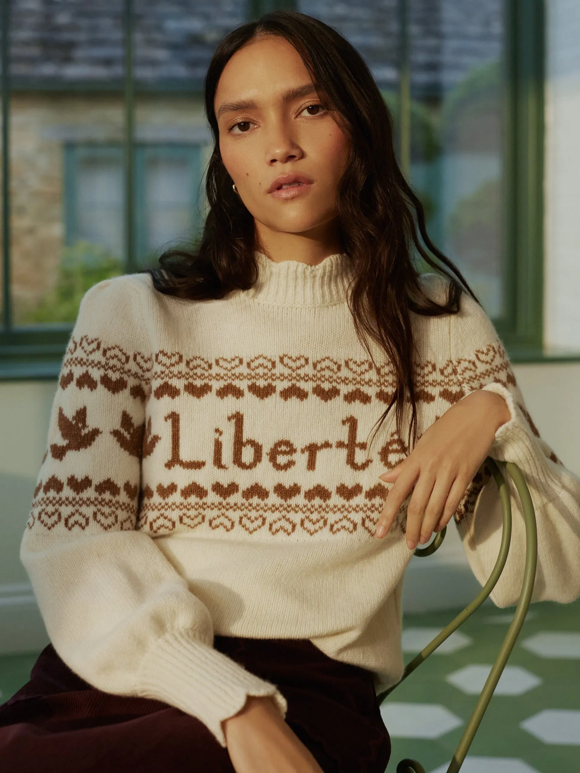 Liberté cream jumper