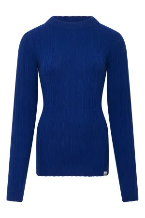 Lucky Wool Blend Jumper Navy