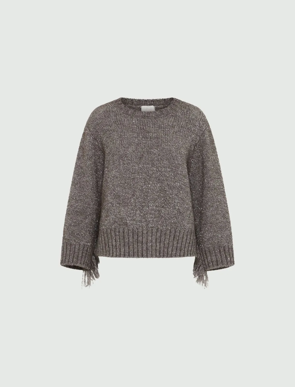 MARELLA Taupe Glitter Jumper
