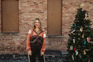 missy velour zip up jacket in mocha