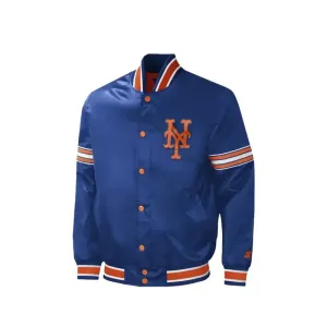 NY Mets Satin Blue | Orange Jacket