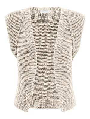 Onlloui Vest Ex Knt - Beige