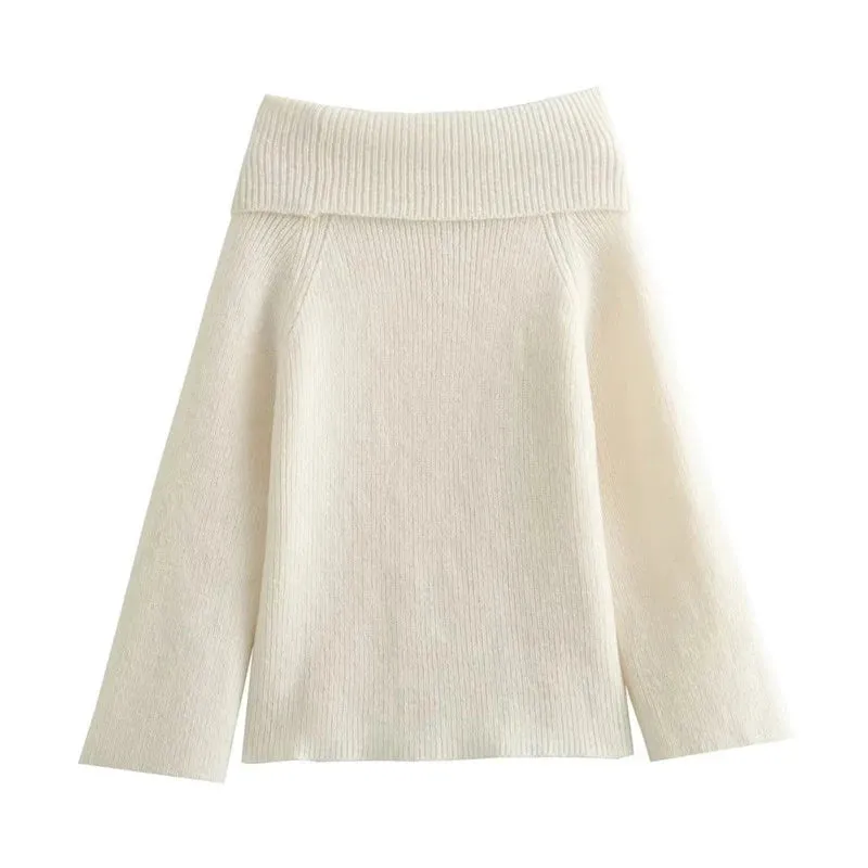 Relaxed Ribbed Knit Jumper