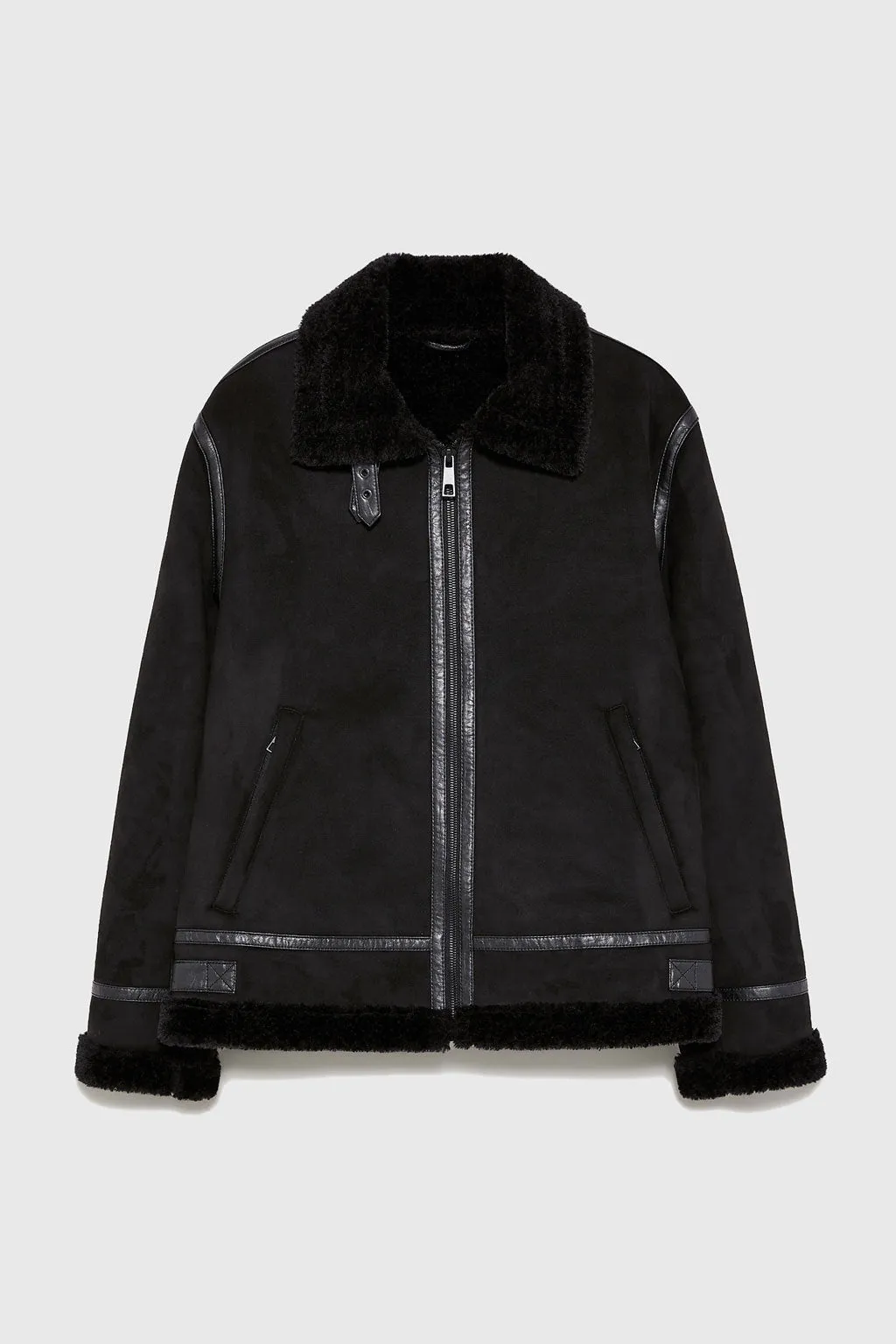 Suede Lapel Jacket – Soft Winter Coat with Casual Elegance in Solid Colors