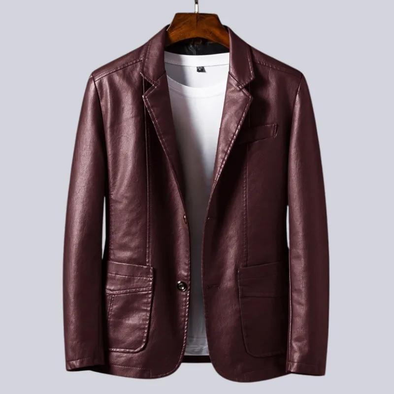 Vera | Men's Leather Blazer Jacket