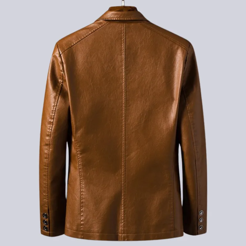 Vera | Men's Leather Blazer Jacket